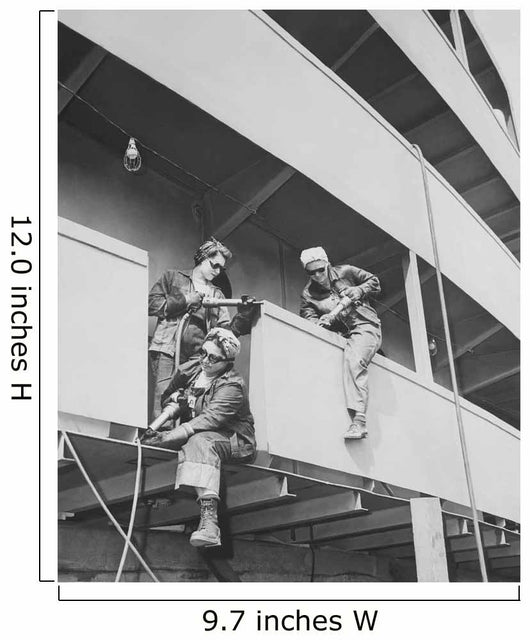 Women War Workers Marinship Wall Decal