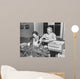 Women Assembling 30 Caliber Wall Decal