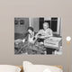 Women Assembling 30 Caliber Wall Decal
