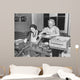 Women Assembling 30 Caliber Wall Decal