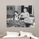 Women Assembling 30 Caliber Wall Decal