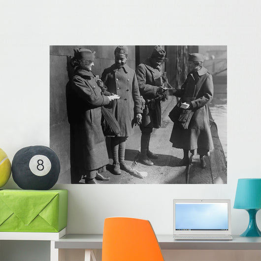 Salvation Army Lassies Giving Wall Decal