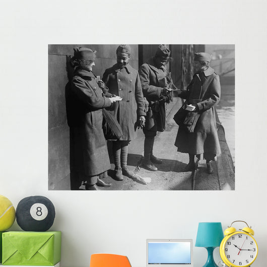 Salvation Army Lassies Giving Wall Decal