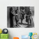 Salvation Army Lassies Giving Wall Decal