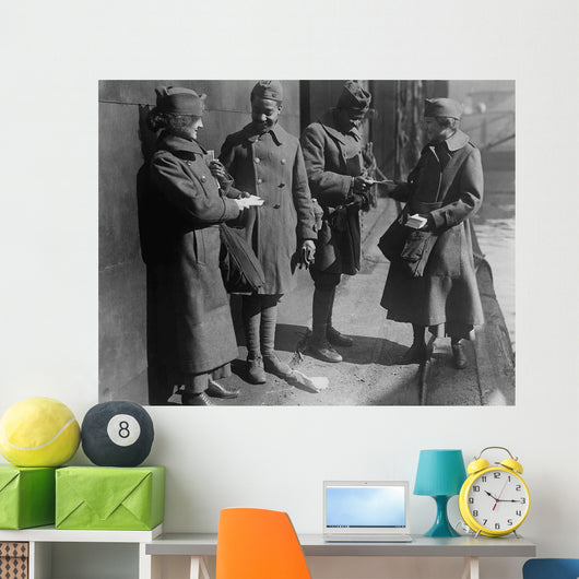 Salvation Army Lassies Giving Wall Decal