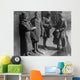 Salvation Army Lassies Giving Wall Decal