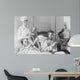 Wounded Soldiers Knitting under Wall Decal
