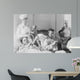 Wounded Soldiers Knitting under Wall Decal