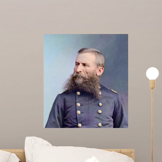 Civil War Portrait General Wall Decal Design 3