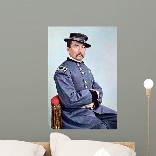 Civil War Portrait General Wall Decal Design 1