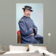 Civil War Portrait General Wall Decal Design 1