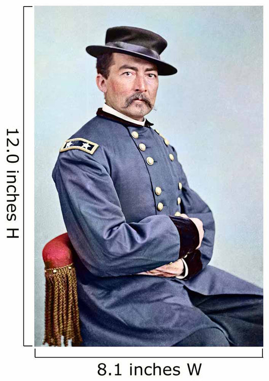Civil War Portrait General Wall Decal Design 1