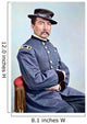 Civil War Portrait General Wall Decal Design 1
