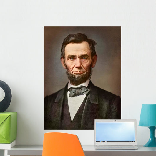 Vintage Portrait President Abraham Wall Decal
