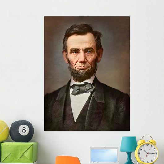 Vintage Portrait President Abraham Wall Decal