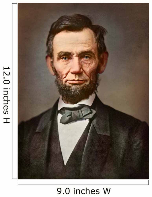 Vintage Portrait President Abraham Wall Decal