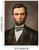 Vintage Portrait President Abraham Wall Decal