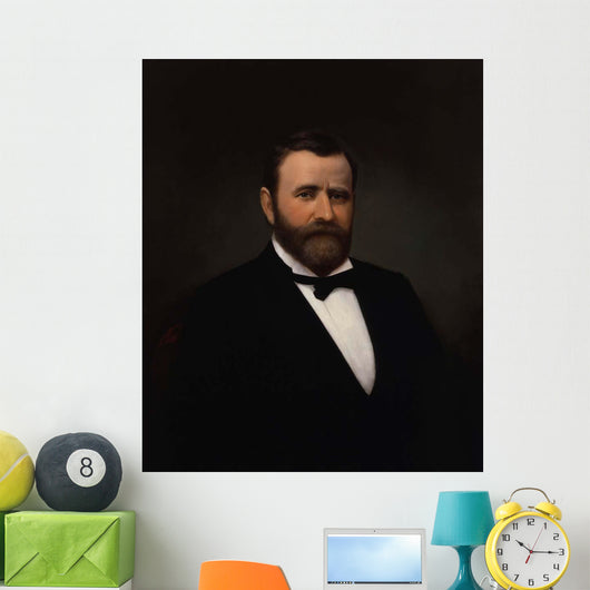 Vintage Portrait President Ulysses Wall Decal