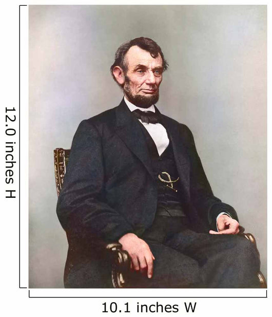 Painting President Abraham Lincoln Wall Decal