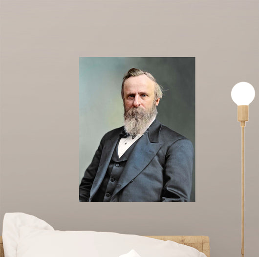 Vintage Portrait President Rutherford Wall Decal
