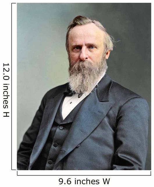 Vintage Portrait President Rutherford Wall Decal