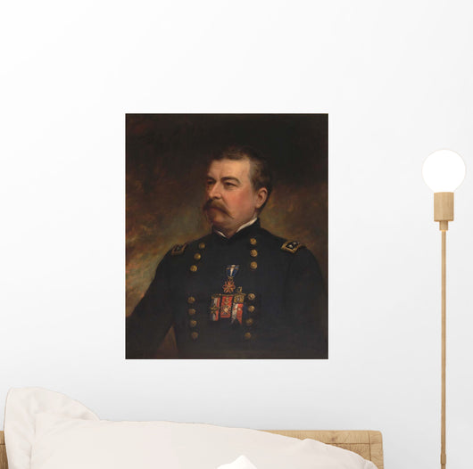 Painting Union Army General Wall Decal