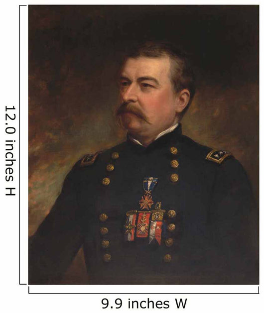 Painting Union Army General Wall Decal