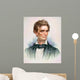Portrait Young Abraham Lincoln Wall Decal Design 2