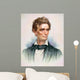 Portrait Young Abraham Lincoln Wall Decal Design 2