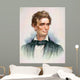 Portrait Young Abraham Lincoln Wall Decal Design 2