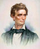 Portrait Young Abraham Lincoln Wall Decal Design 2