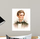 Portrait Young Abraham Lincoln Wall Decal Design 1