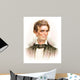 Portrait Young Abraham Lincoln Wall Decal Design 1