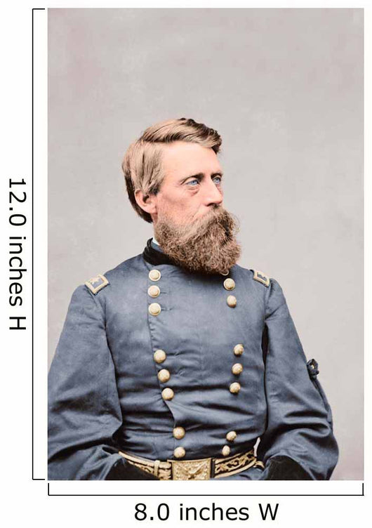 Civil War General Jefferson Wall Decal Design 5