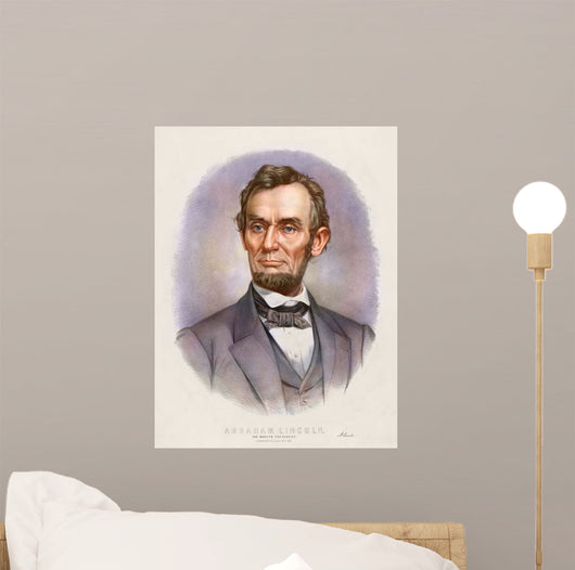 Digitally Restored Vintage Abraham Wall Decal