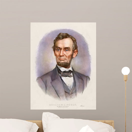 Digitally Restored Vintage Abraham Wall Decal