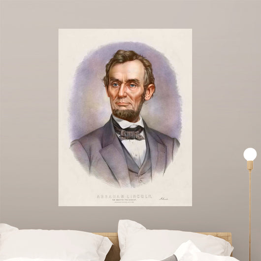 Digitally Restored Vintage Abraham Wall Decal