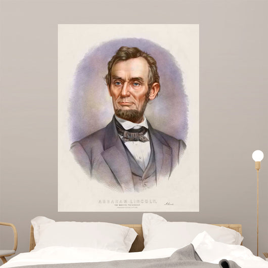 Digitally Restored Vintage Abraham Wall Decal