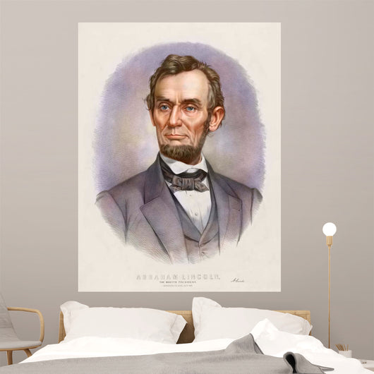 Digitally Restored Vintage Abraham Wall Decal