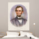 Digitally Restored Vintage Abraham Wall Decal