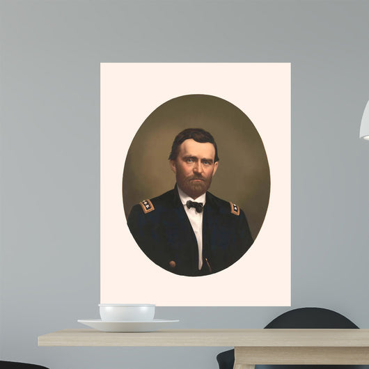 Oval Portrait Major General Wall Decal Design 3