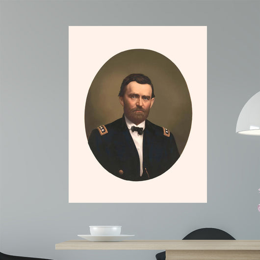 Oval Portrait Major General Wall Decal Design 3