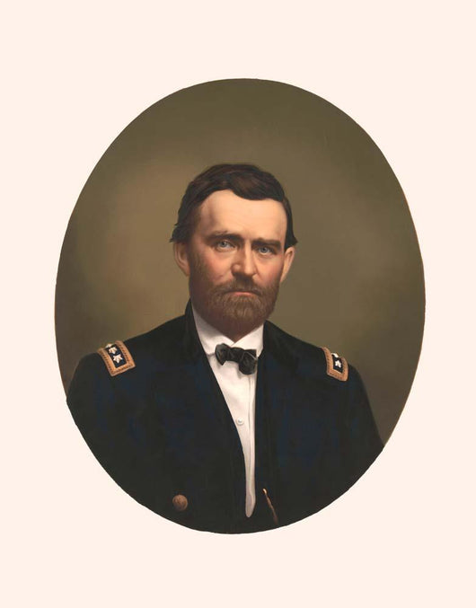 Oval Portrait Major General Wall Decal Design 3