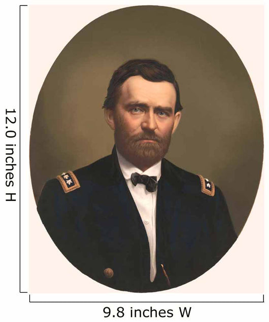 Oval Portrait Major General Wall Decal Design 3