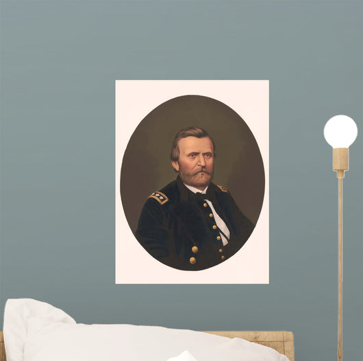 Oval Portrait Major General Wall Decal Design 2