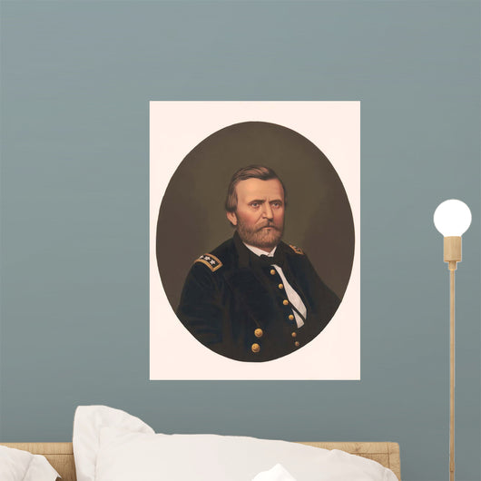 Oval Portrait Major General Wall Decal Design 2