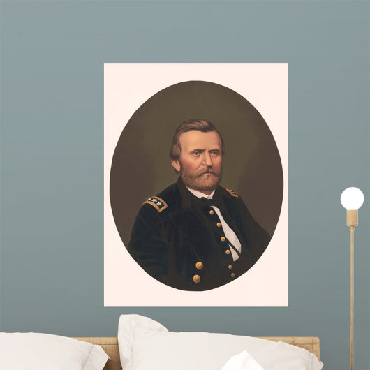 Oval Portrait Major General Wall Decal Design 2