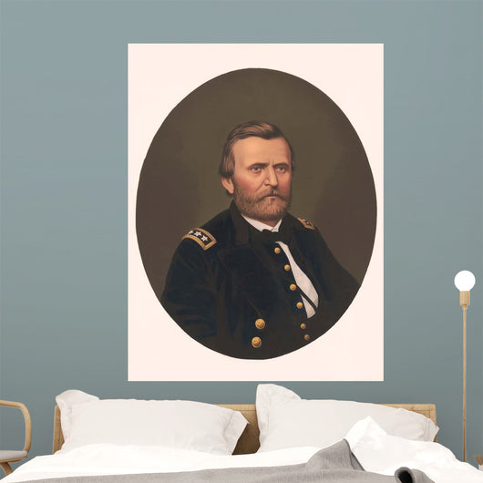 Oval Portrait Major General Wall Decal Design 2