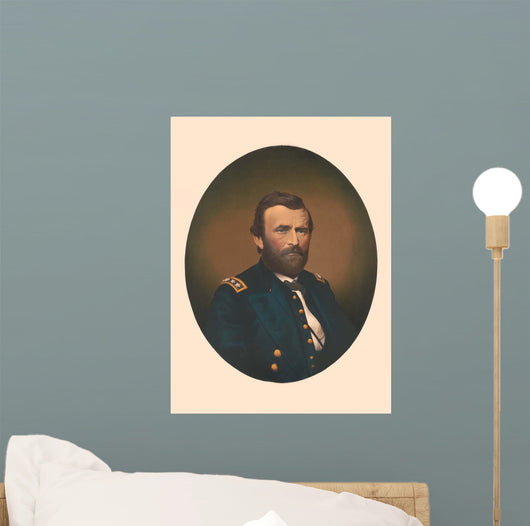 Oval Portrait Major General Wall Decal Design 1