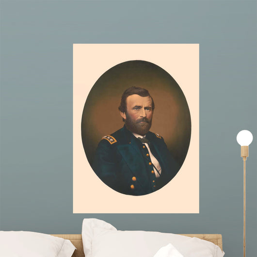 Oval Portrait Major General Wall Decal Design 1